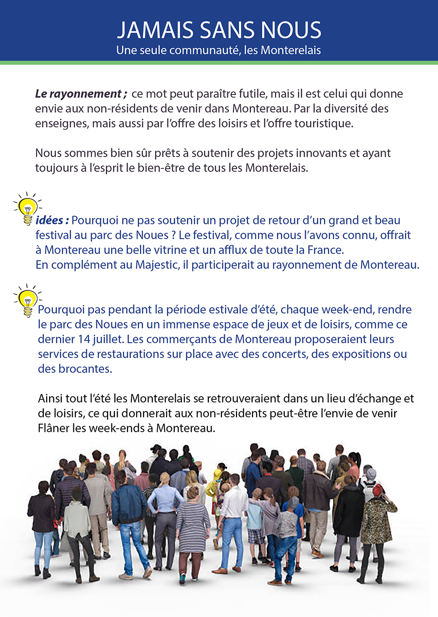 JAMAIS SANS NOUS MONTEREAU